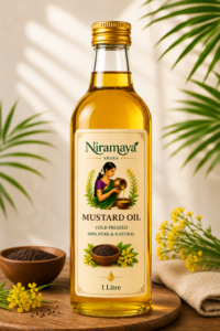 Niramaya Ahara Cold Pressed Mustard Oil 1 Litre